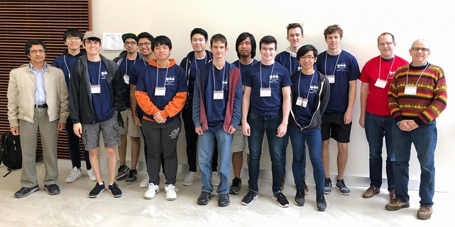 The UT Programming Club won the ICPC South Central USA Regional Competition at Baylor University in Waco, Texas. 
