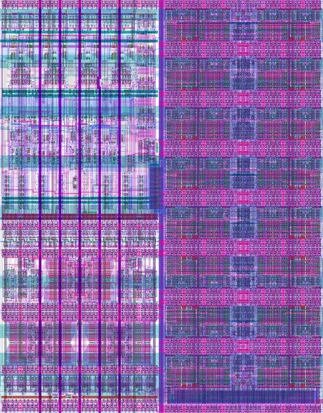 An "Asynchronous FPGA chip" built using the tools Keshav Pingali and his collaborators are developing for DARPA.