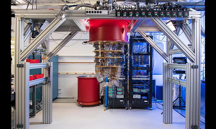 Google’s quantum computer. Credit: Google