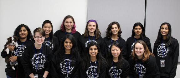 Women in Computer Science student organization members