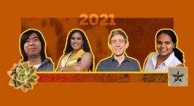 UTCS students and Dean&#039;s Honored Graduate&#039;s James Dong, Marissa Elise Chabella Jenkins, Niklas Lauffer, and Nivedhitha Selvaraj