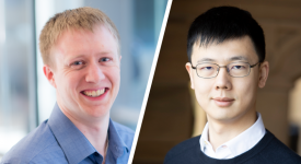 Professors Greg Durett and Yuke Zhu