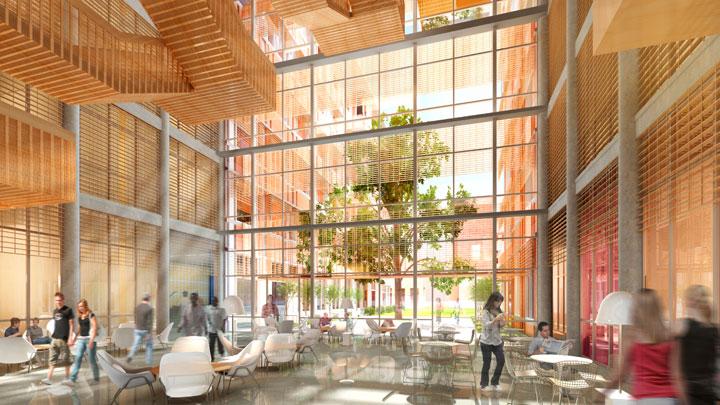 Bill & Melinda Gates Computer Science Complex Atrium