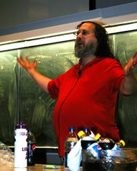 GNU Creator, Richard Stallman, Gives Talk on Copyright in the Age of Computer Networks