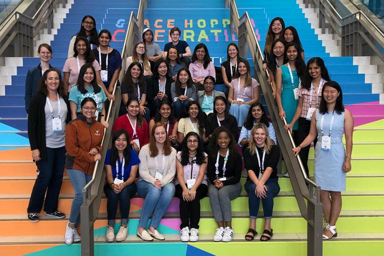 UTCS women at Grace Hopper Celebration in 2019