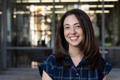 Amy Chavez in front of GDC