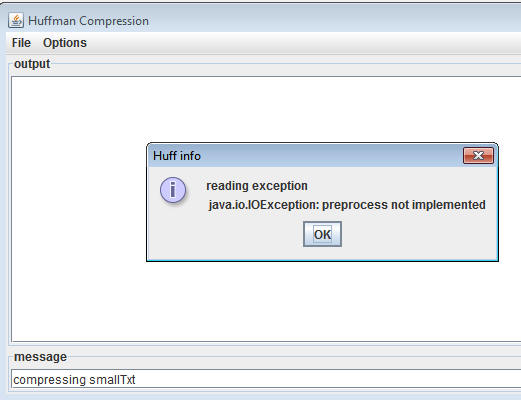 Exception in simple version